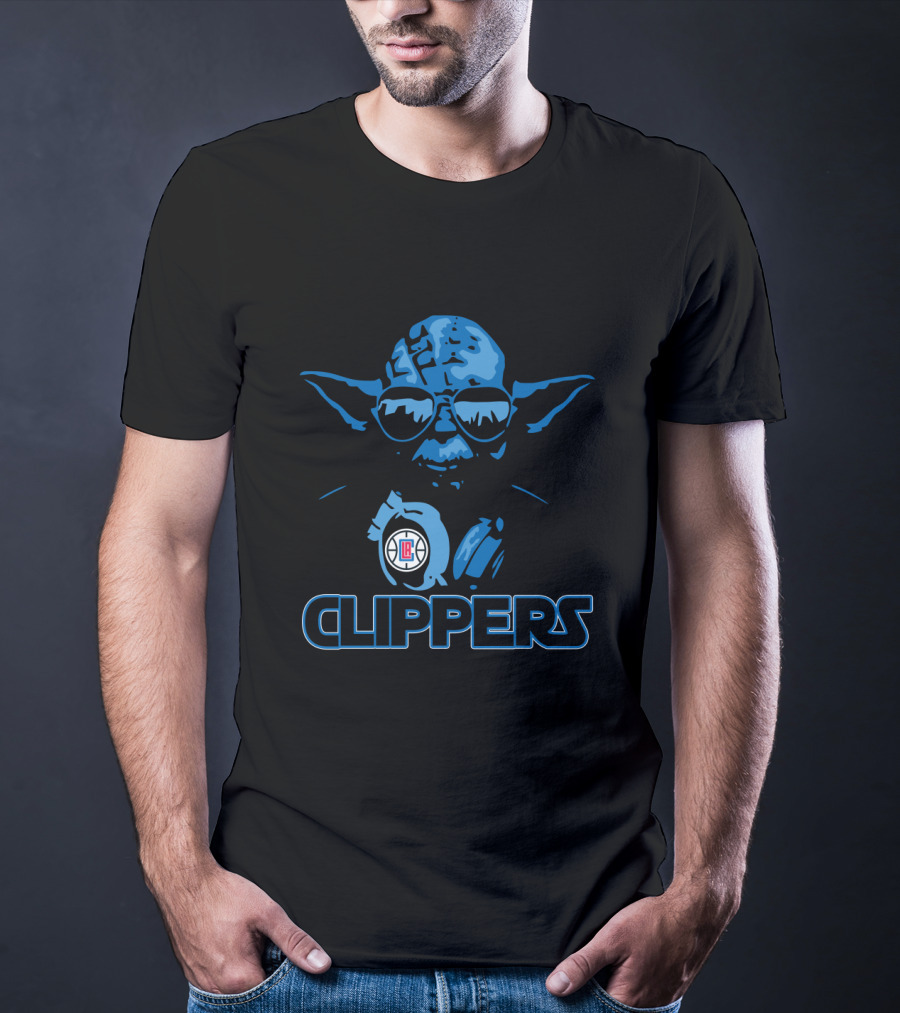 Yoda Star Wars La Clippers  Fans T-Shirt