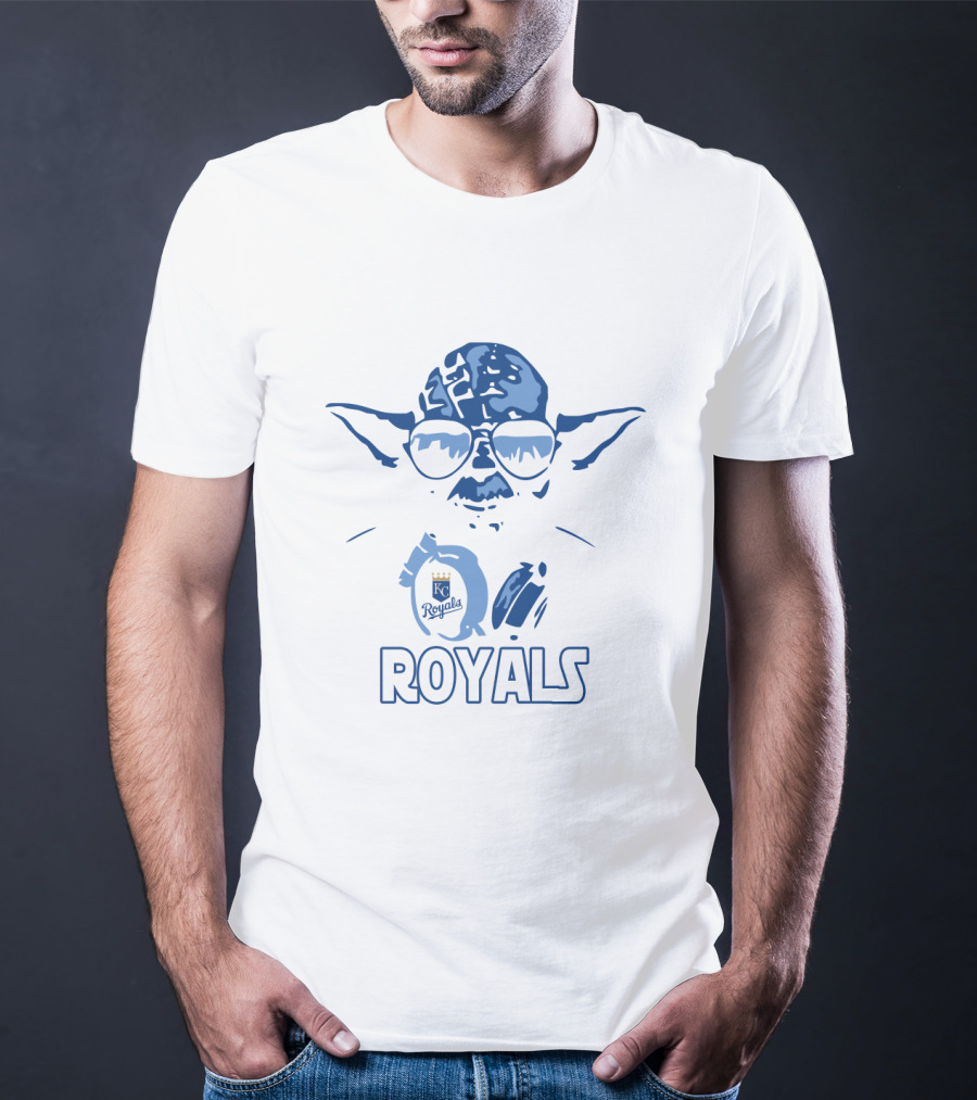 Yoda Royals KC Star Wars Kansas City Royals Fans T-Shirt