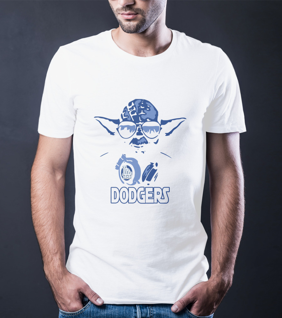 Yoda Dodgers LA Star Wars Los Angeles Fans T-Shirt