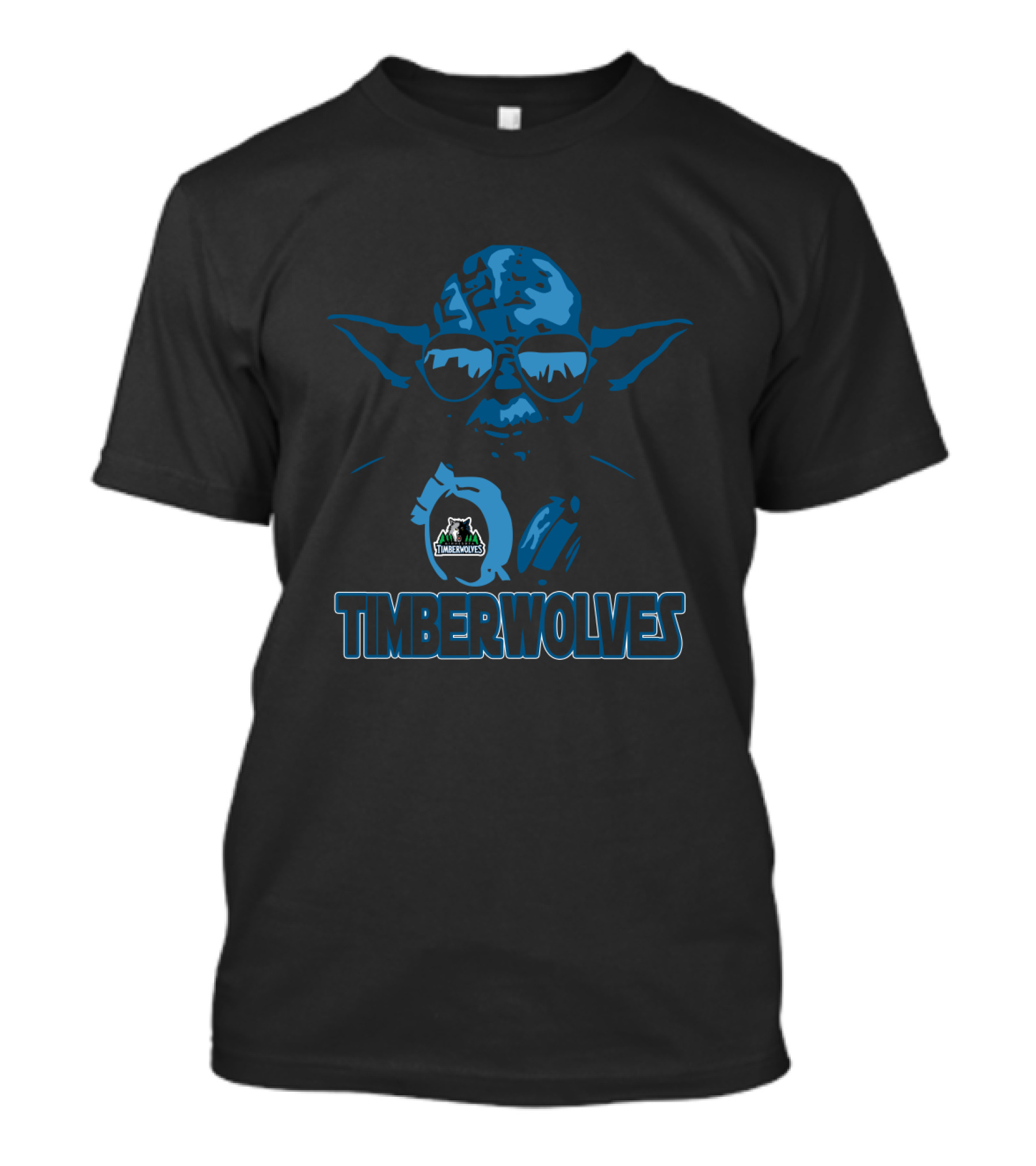 Yoda Timberwolves Star Wars Minnesota Fans T-Shirt