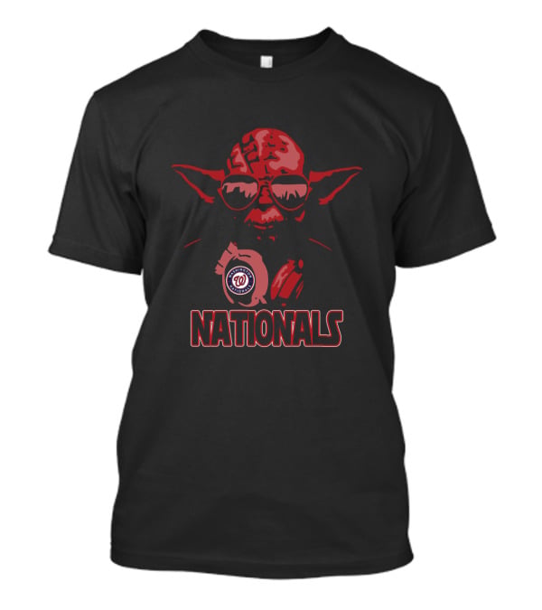 Yoda Nationals Star Wars Washington MLB Fans T-Shirt