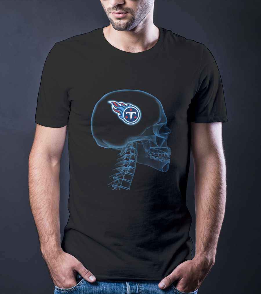 Tennessee Titans Brain X-Ray Halloween T-Shirt