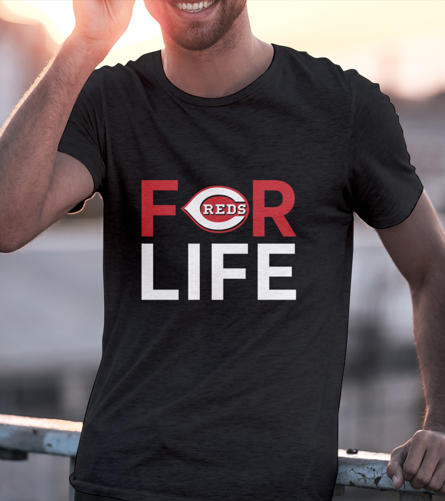 Cincinnati Reds Logo For Life Fan Commitment T-Shirt