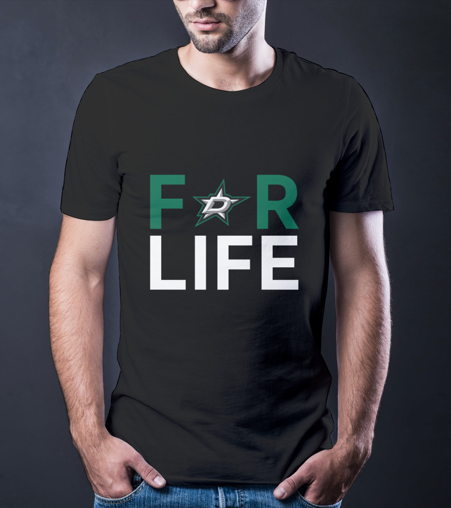 For Life Dallas Stars Fans Enthusiasts T-Shirt