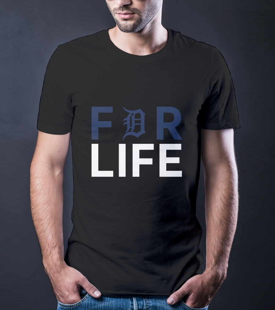 Detroit Tigers Fans Fdr Life T-Shirt