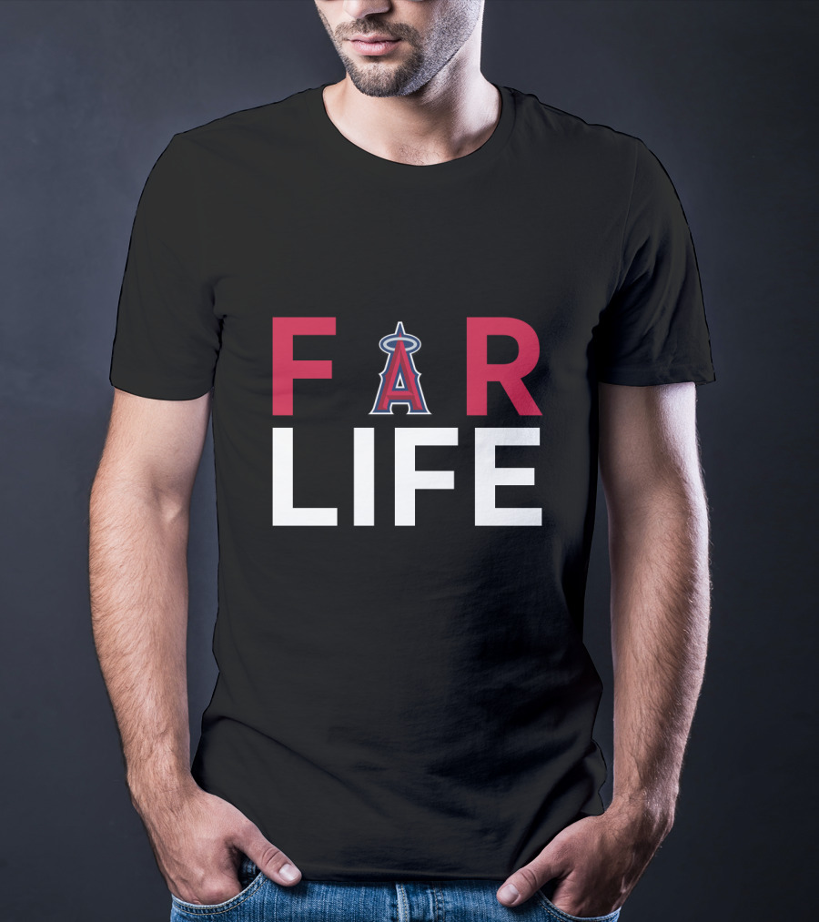 For Life Los Angeles Angels Fans Baseball Loyalty T-Shirt