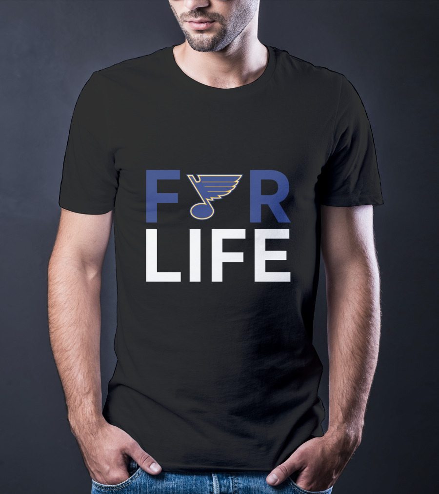 St. Louis Blues Logo For Life Fan Pride T-Shirt