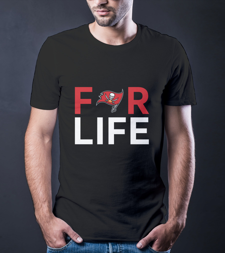 Tampa Bay Buccaneers Flag Fan For Life T-Shirt