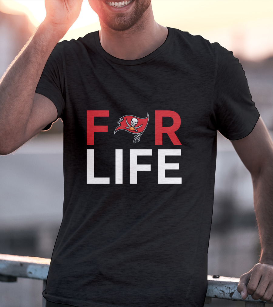 Tampa Bay Buccaneers Flag Fan For Life T-Shirt