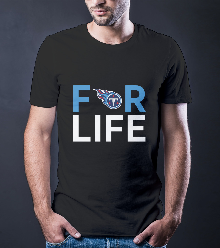Tennessee Titans F Logo For Life Loyalty Fan Base T-Shirt