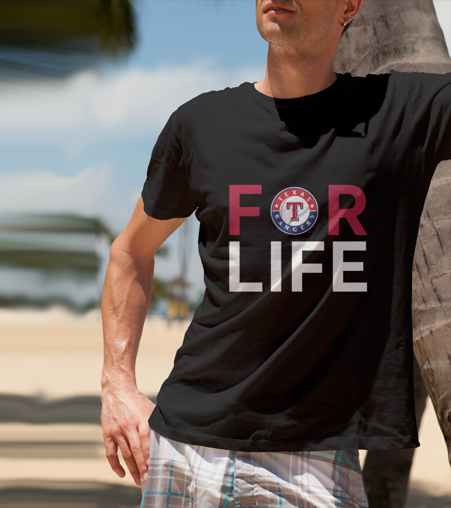 Texas Rangers For Life Fan Gear T-Shirt