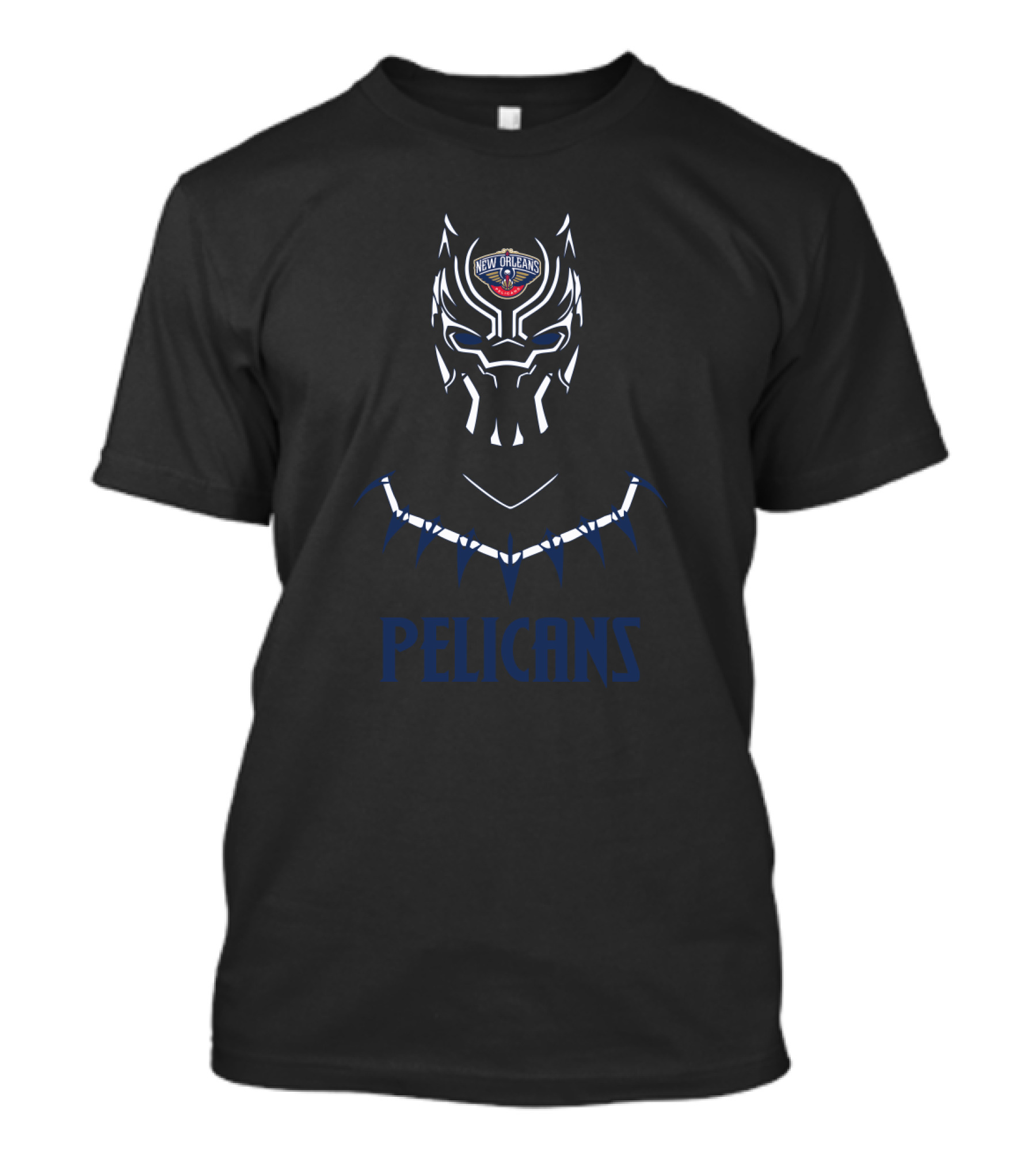 New Orleans Pelicans Black Panter Fans T-Shirt