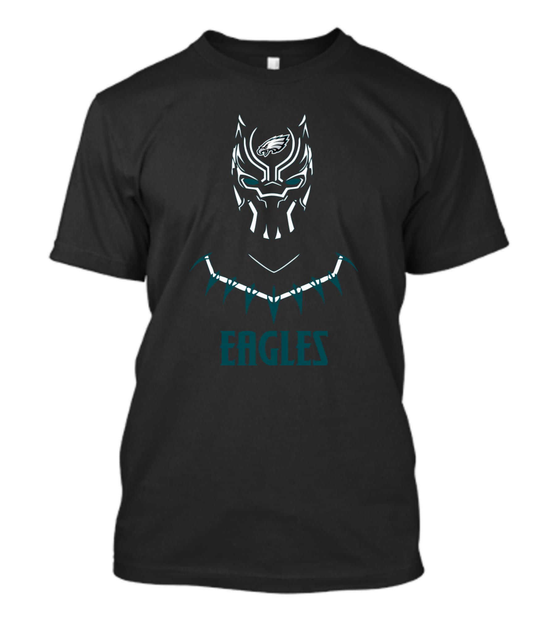 Eagles Fan Mask With Philadelphia T-Shirt
