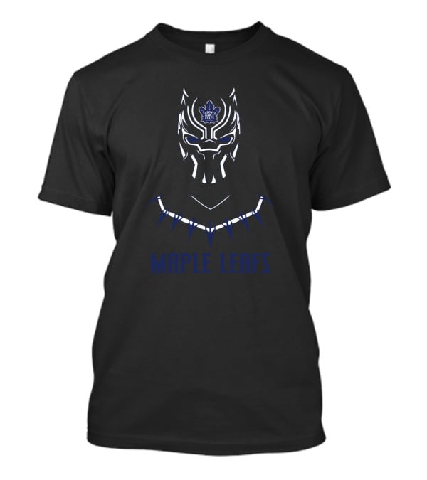 Toronto Maple Leafs And Black Panther Fan Crossover T-Shirt