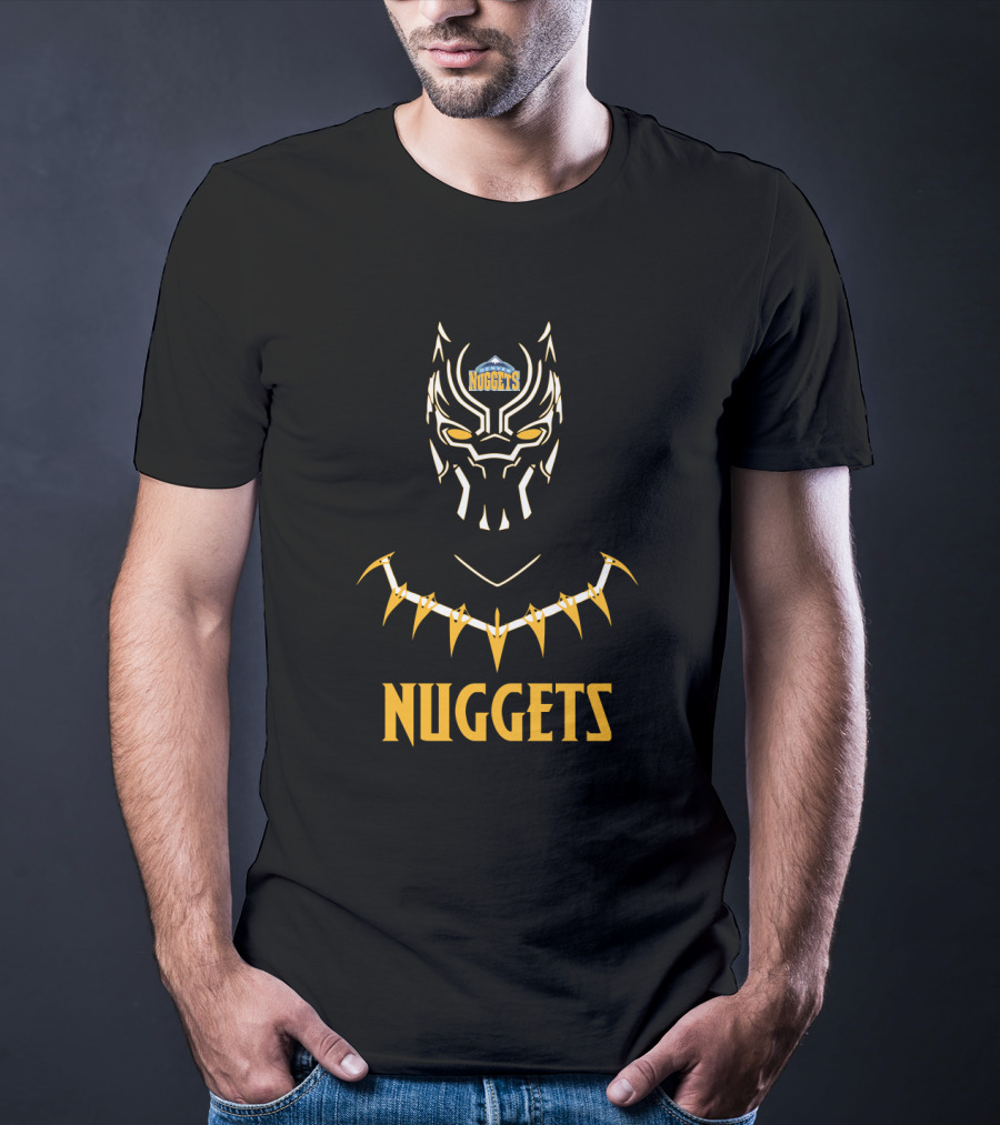 Black Panther Nuggets Fans T-Shirt