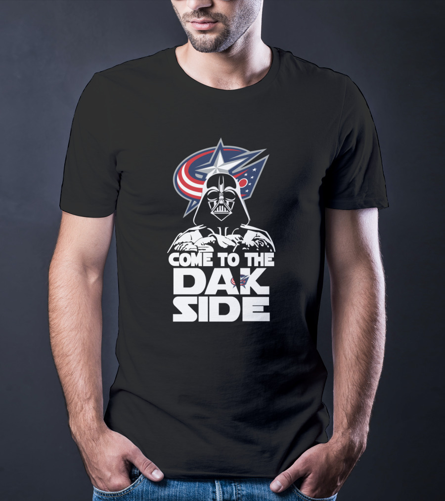 Come To The Dark Side Darth Vader Columbus Blue Jackets Fans T-Shirt