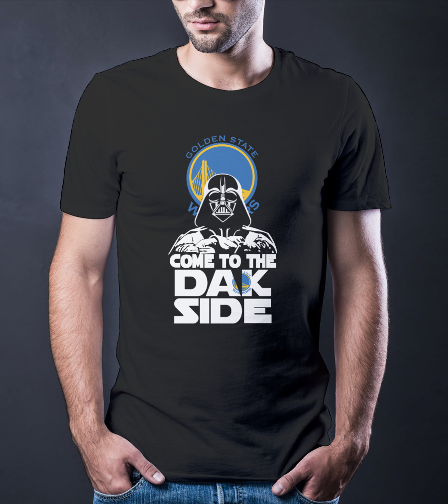 Golden State Warriors Darth Vader Come To The Dark Side T-Shirt