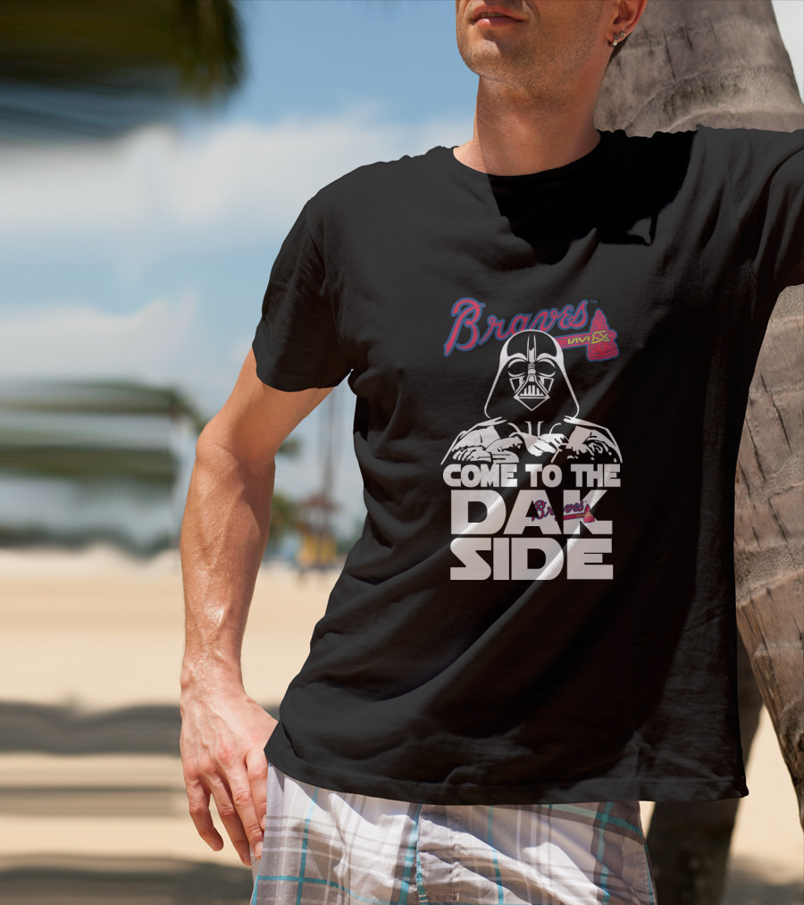 Braves Darth Vader Come To The Dark Side Fans T-Shirt