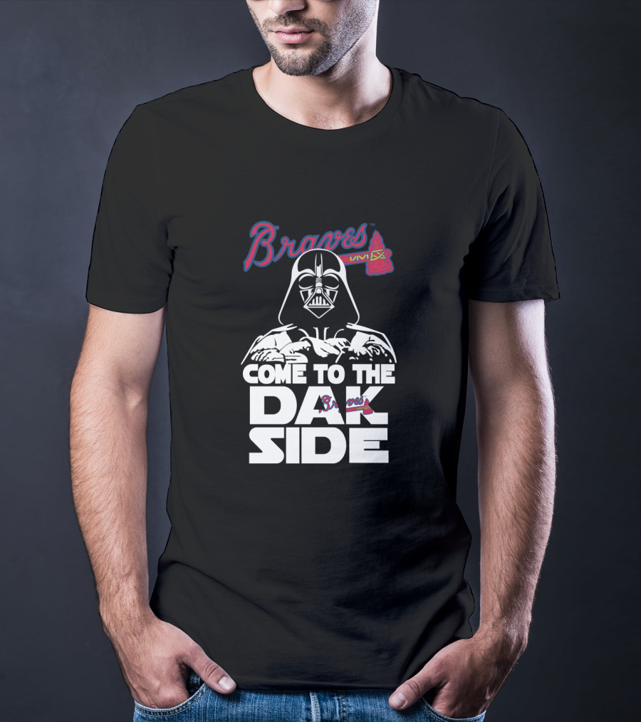 Braves Darth Vader Come To The Dark Side Fans T-Shirt