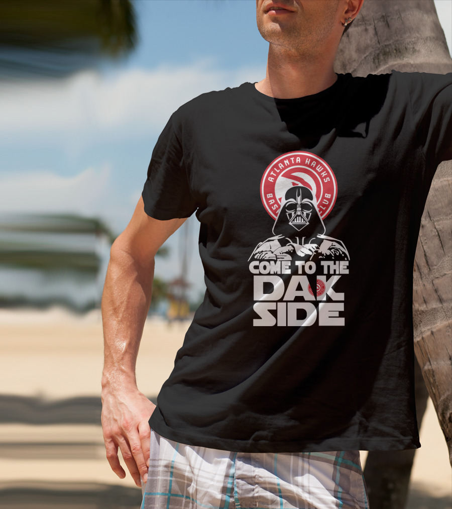Darth Vader Come To The Dark Side Atlanta Hawks Fans T-Shirt