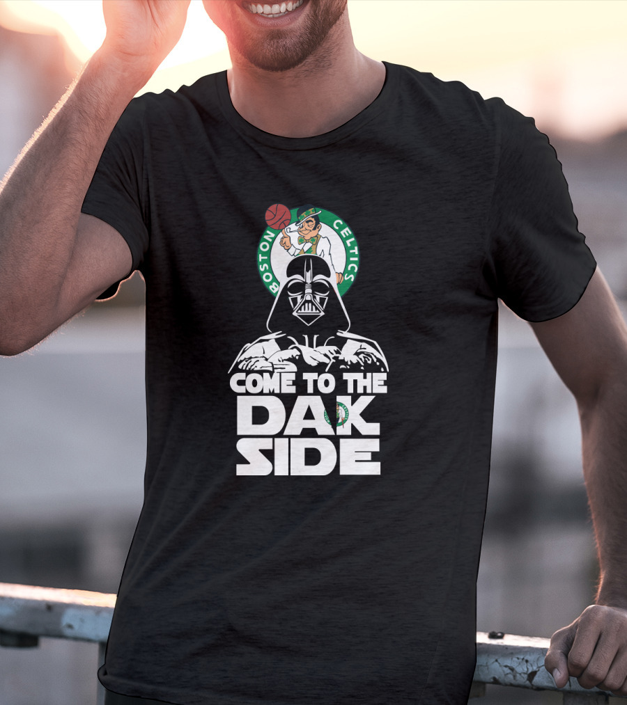 Come To The Dark Side Darth Vader Boston Celtics Fans T-Shirt