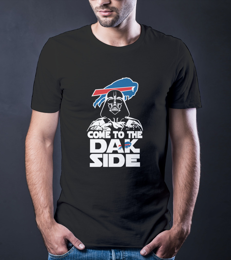 Come To The Dak Side Darth Vader Buffalo Bills Fans T-Shirt
