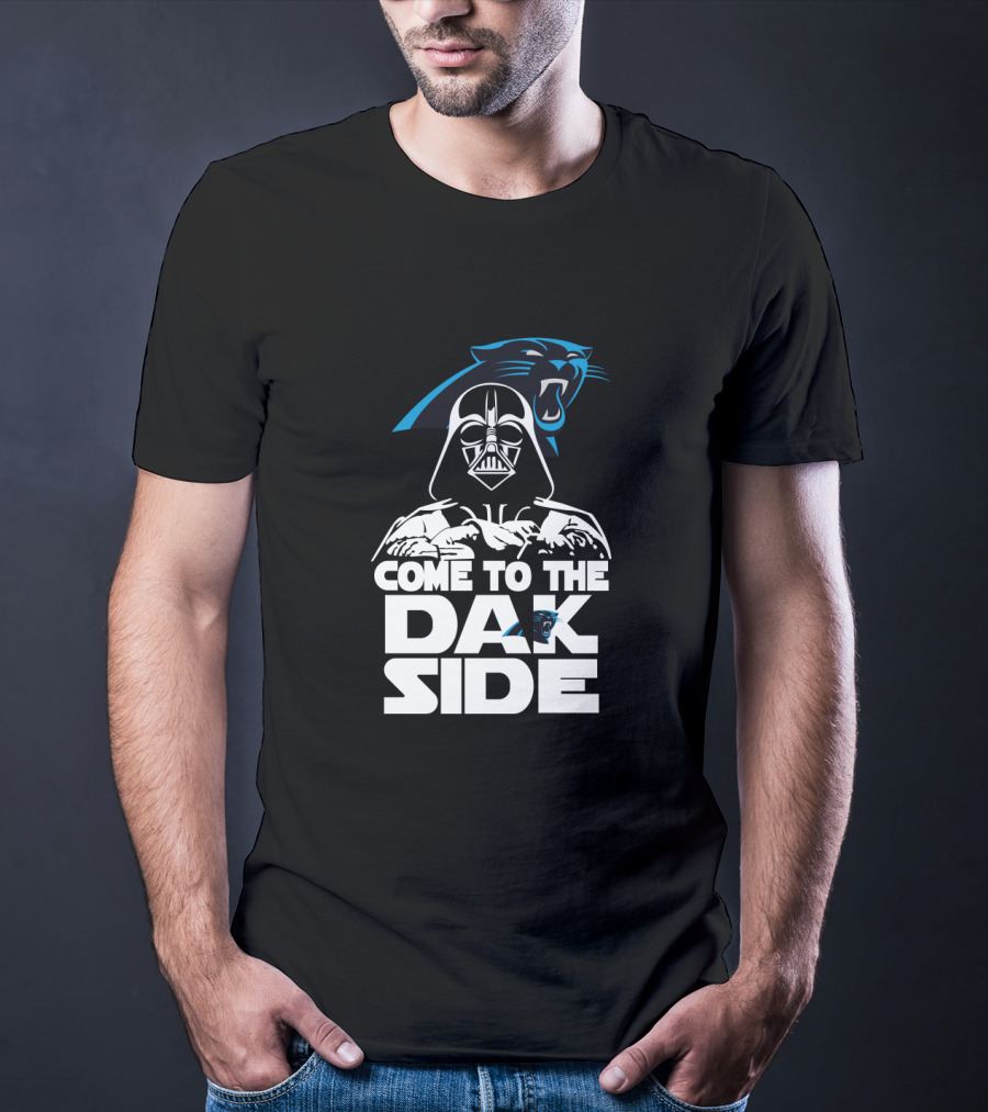 Come To The Dak Side Darth Vader Carolina Panthers Fans T-Shirt