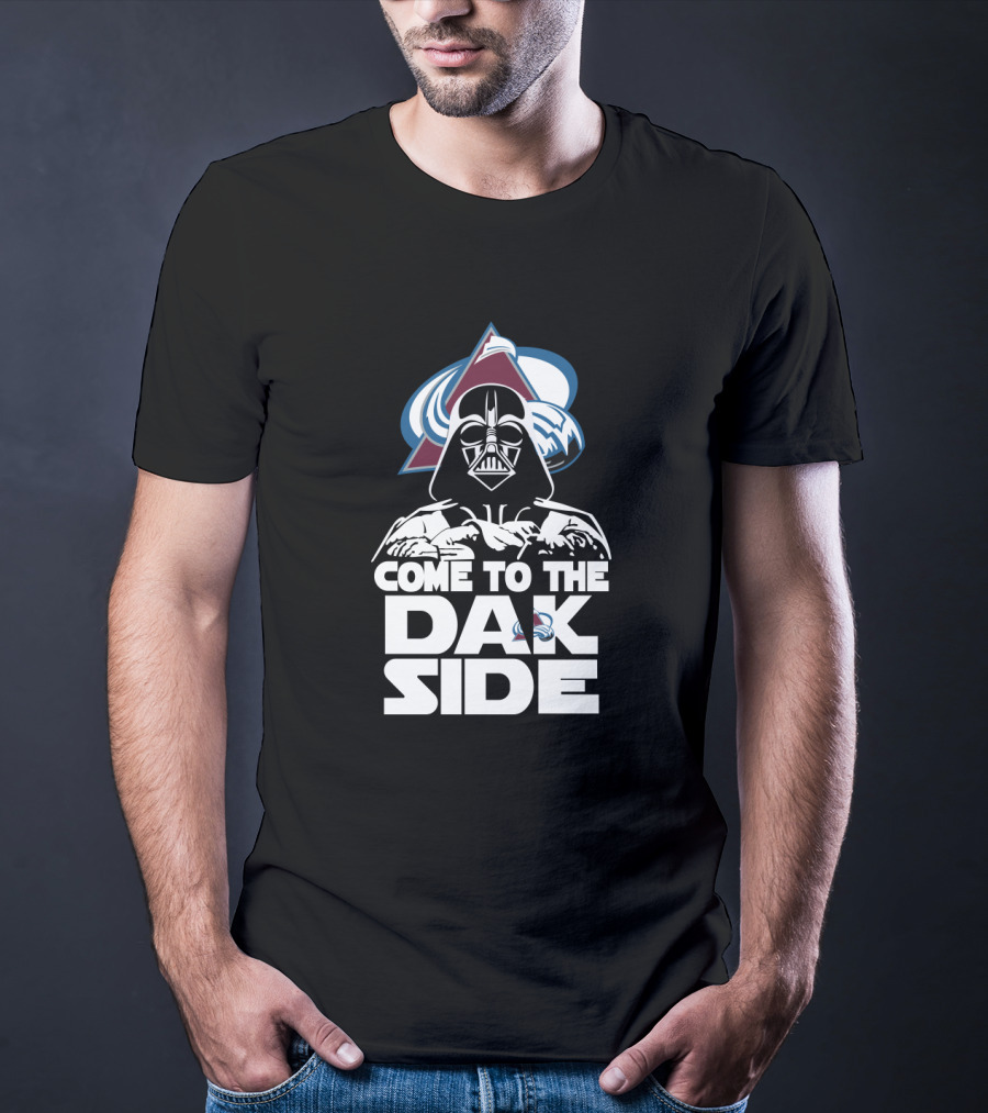 Come To The Dark Side Darth Vader Colorado Avalanche Fans T-Shirt