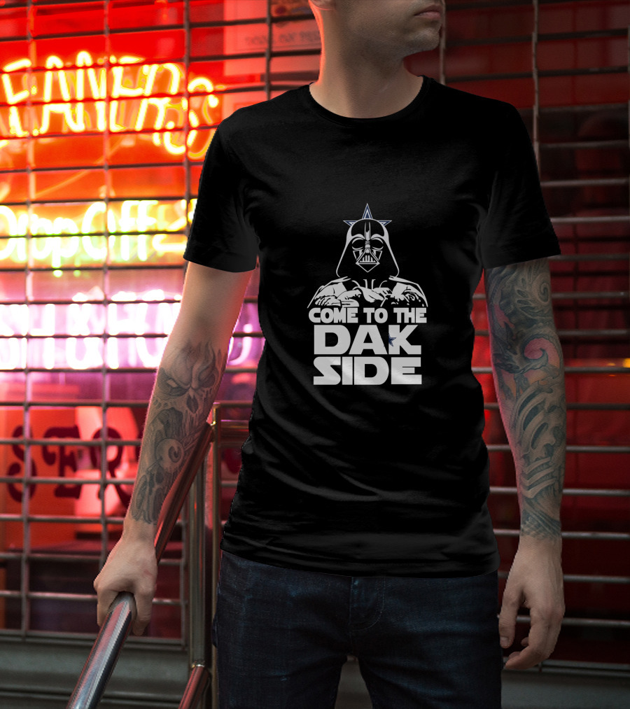 Come To The Dak Side Darth Vader Dallas Cowboys Fans T-Shirt