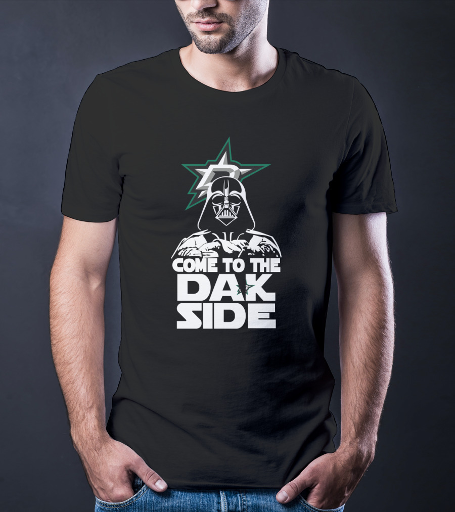 Dallas Stars Fans Darth Vader Come To The DAK Side T-Shirt
