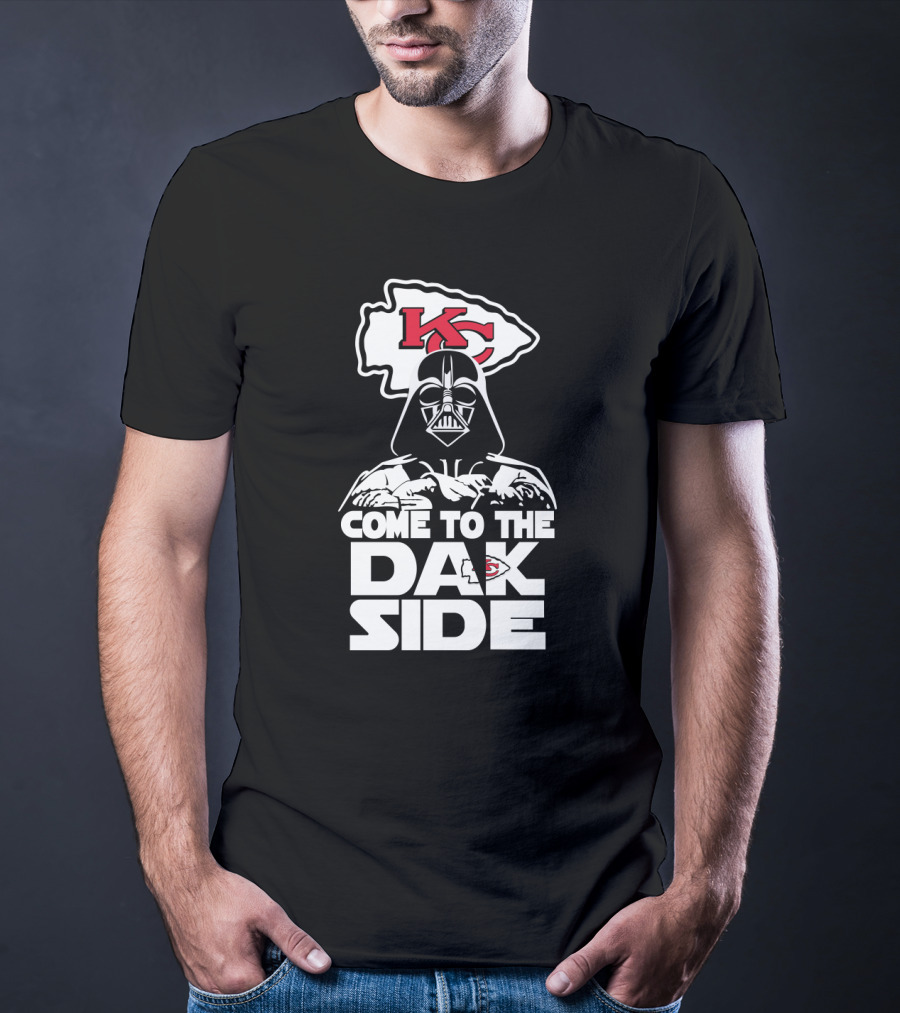 Come To The Kc Side Darth Vader Kansas City Chiefs T-Shirt