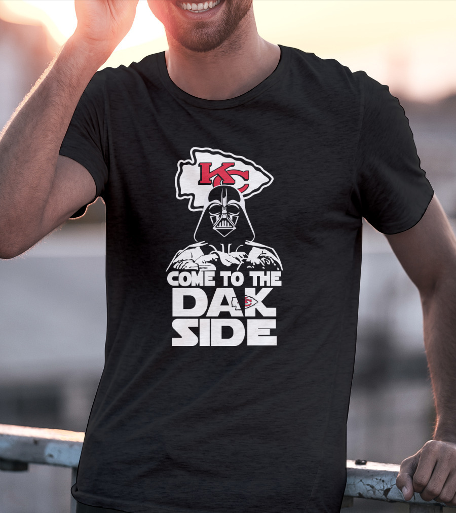 Come To The Kc Side Darth Vader Kansas City Chiefs T-Shirt