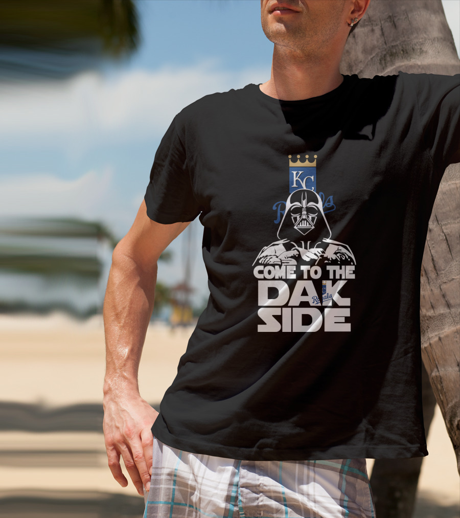 Darth Vader Come To The Royals Dark Side Kansas City Fans T-Shirt