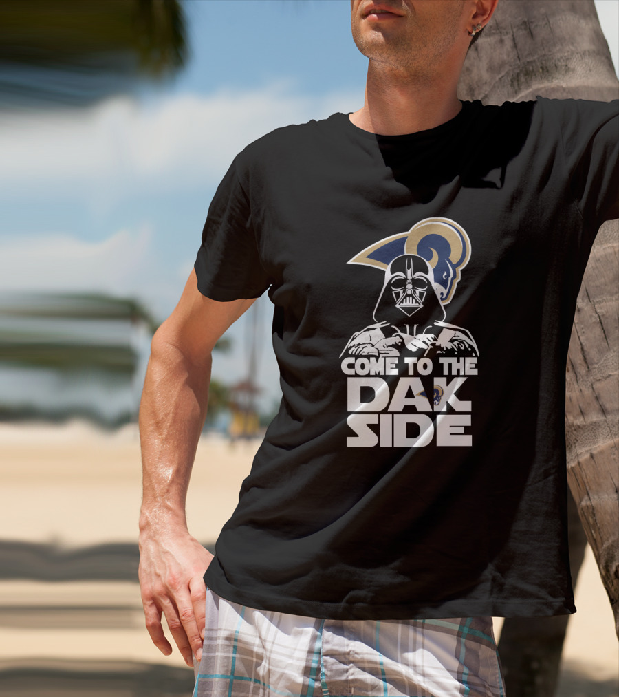 Darth Vader Come To The Dark Side Los Angeles Rams Fans T-Shirt