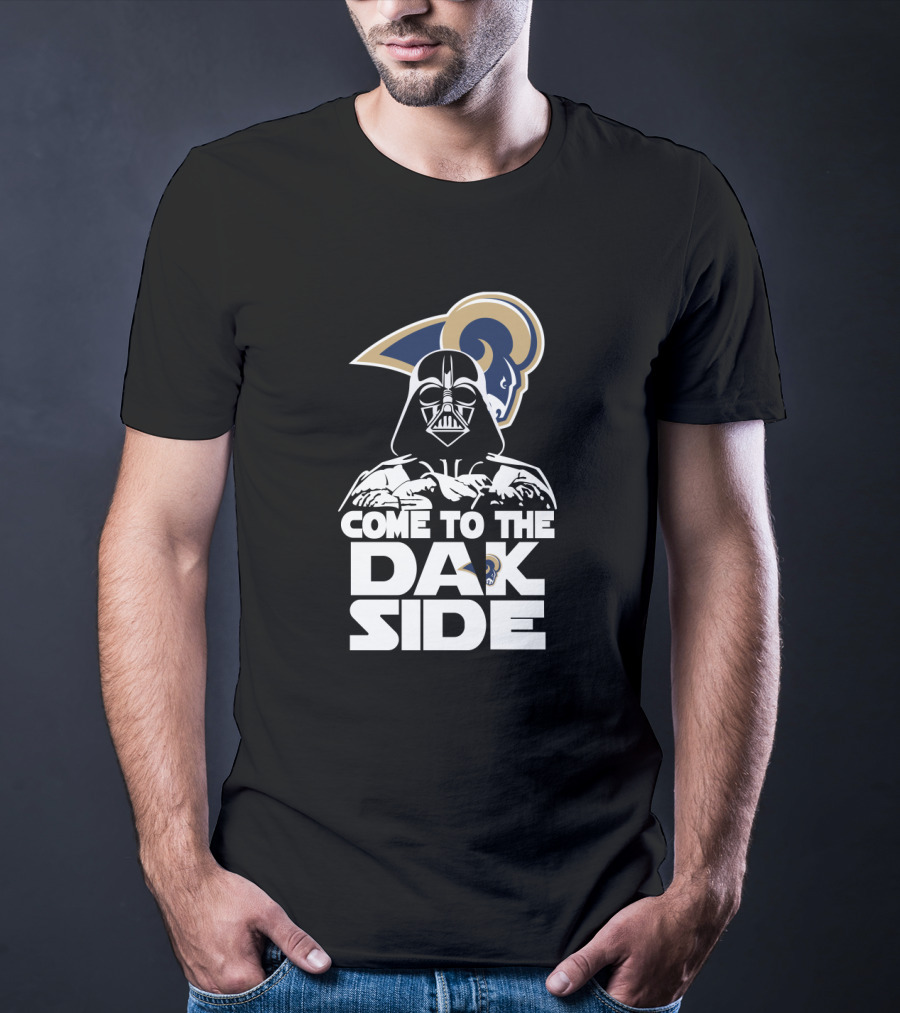 Darth Vader Come To The Dark Side Los Angeles Rams Fans T-Shirt