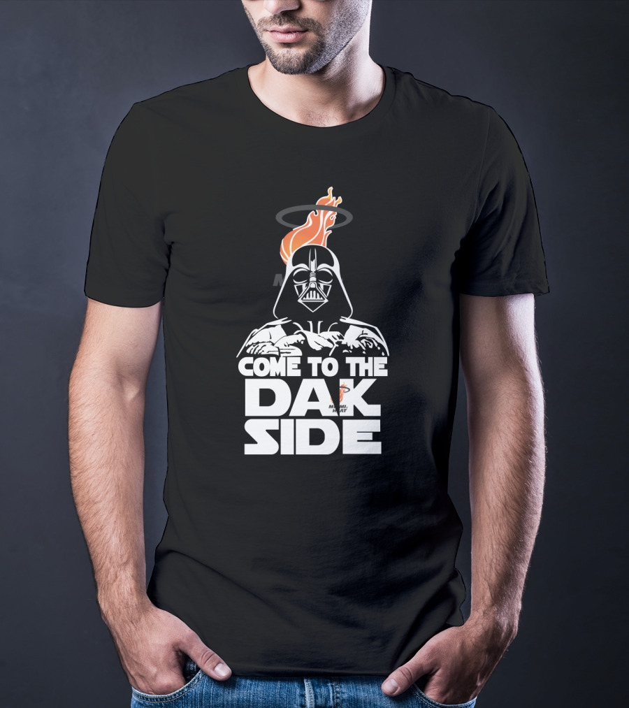 Come To The Dark Side Miami Heat Fans Darth Vader T-Shirt