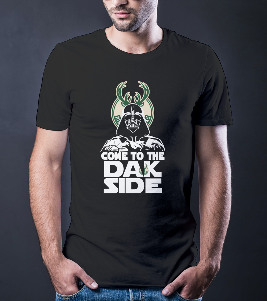 Come To The Dark Side Milwaukee Bucks Fans T-Shirt