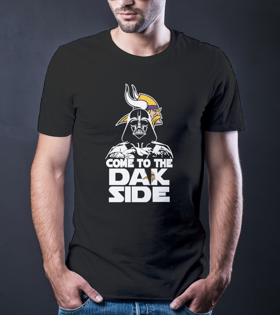 Come To The Dark Side Minnesota Vikings Fans Darth Vader T-Shirt
