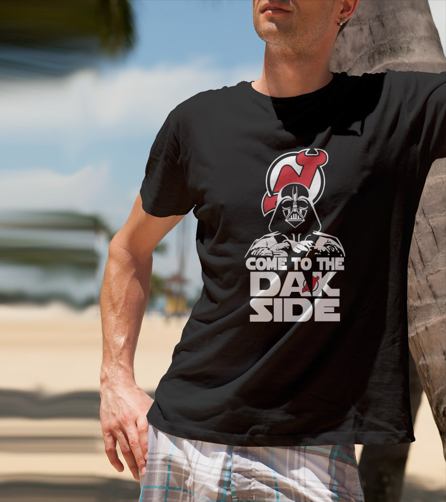 Come To The Dark Side Darth Vader New Jersey Devils Fans T-Shirt