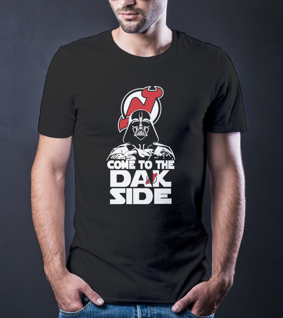 Come To The Dark Side Darth Vader New Jersey Devils Fans T-Shirt