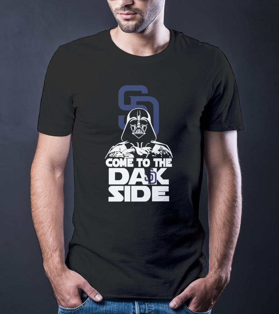 Darth Vader San Diego Padres Come To The Dark Side Crossover T-Shirt