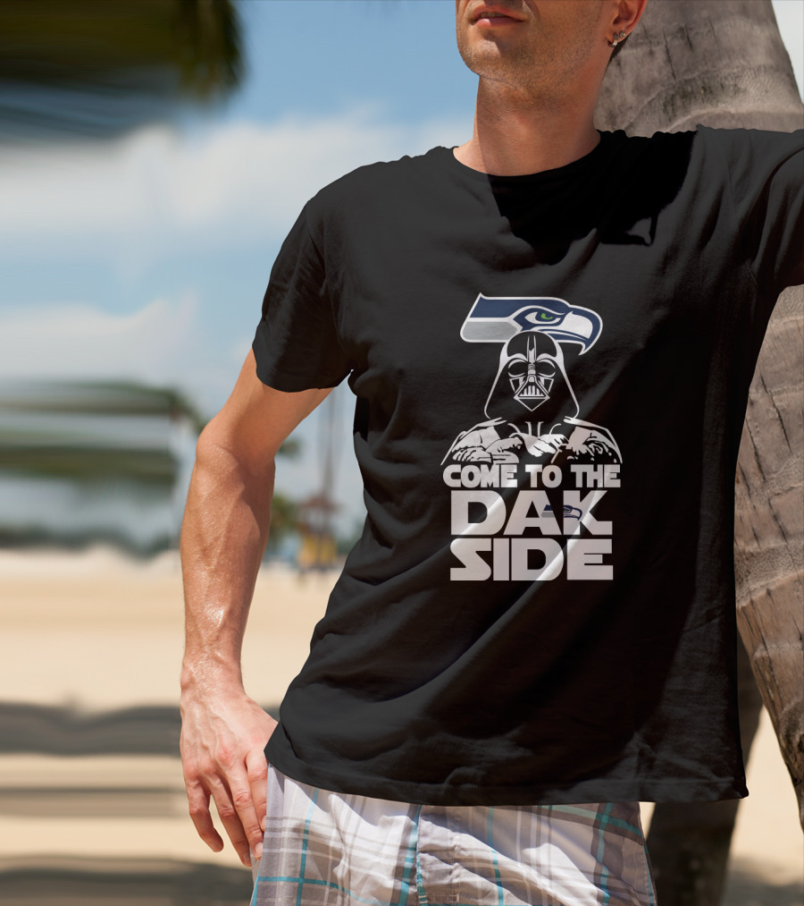 Come To The Dark Side Seattle Seahawks Fans Darth Vader T-Shirt