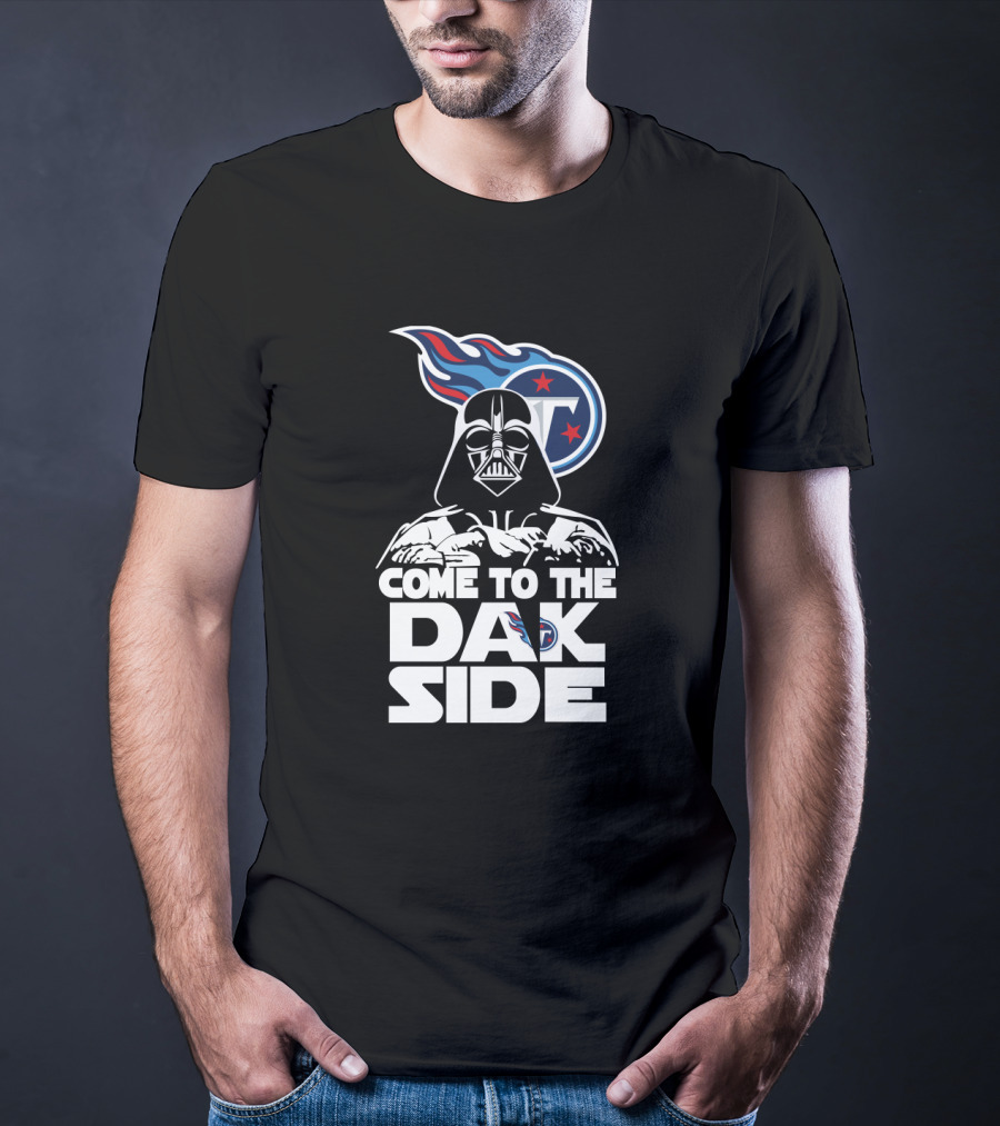 Darth Vader Tennessee Titans Come To The Dak Side T-Shirt