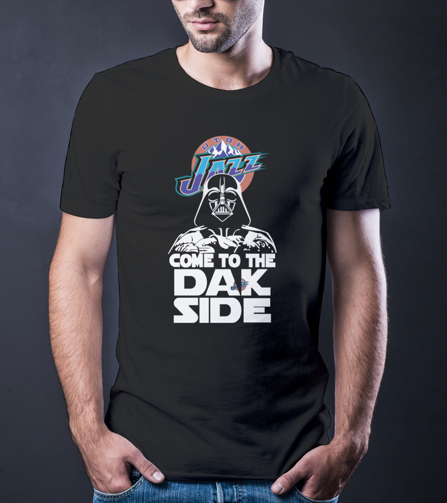 Utah Jazz Come To The Dark Side Darth Vader Fans T-Shirt