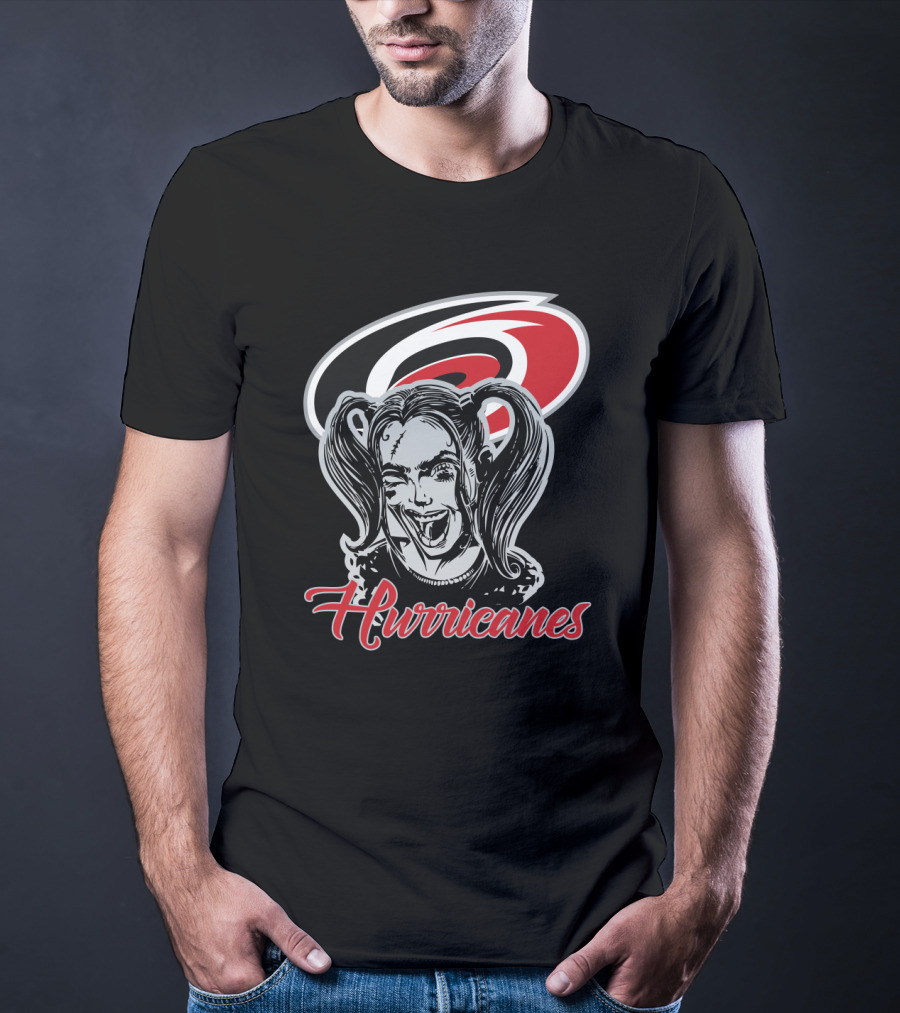 Harley Quinn Hurricanes Carolina Hurricanes Fan T-Shirt