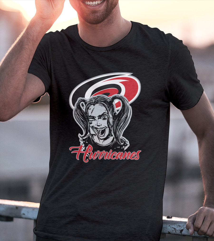 Harley Quinn Hurricanes Carolina Hurricanes Fan T-Shirt