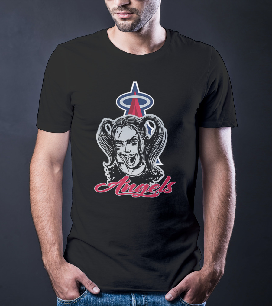 Harley Quinn Los Angeles Angels T-Shirt