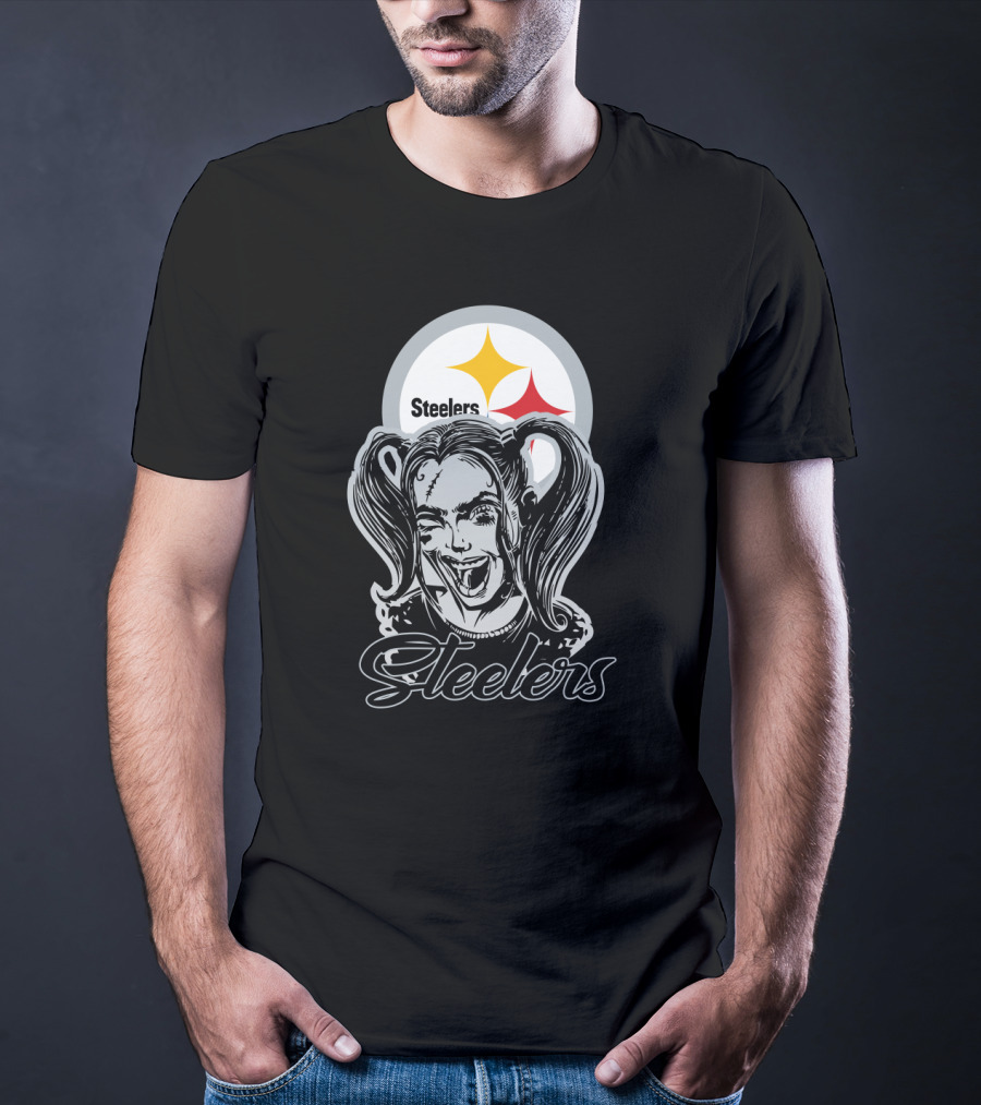 Steelers Harley Quinn Fans Pittsburgh Steelers T-Shirt