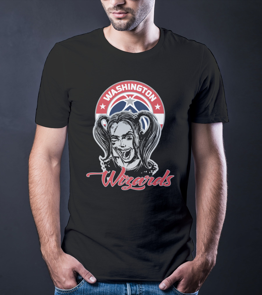 Washington Wizards Harley Quinn Fan T-Shirt
