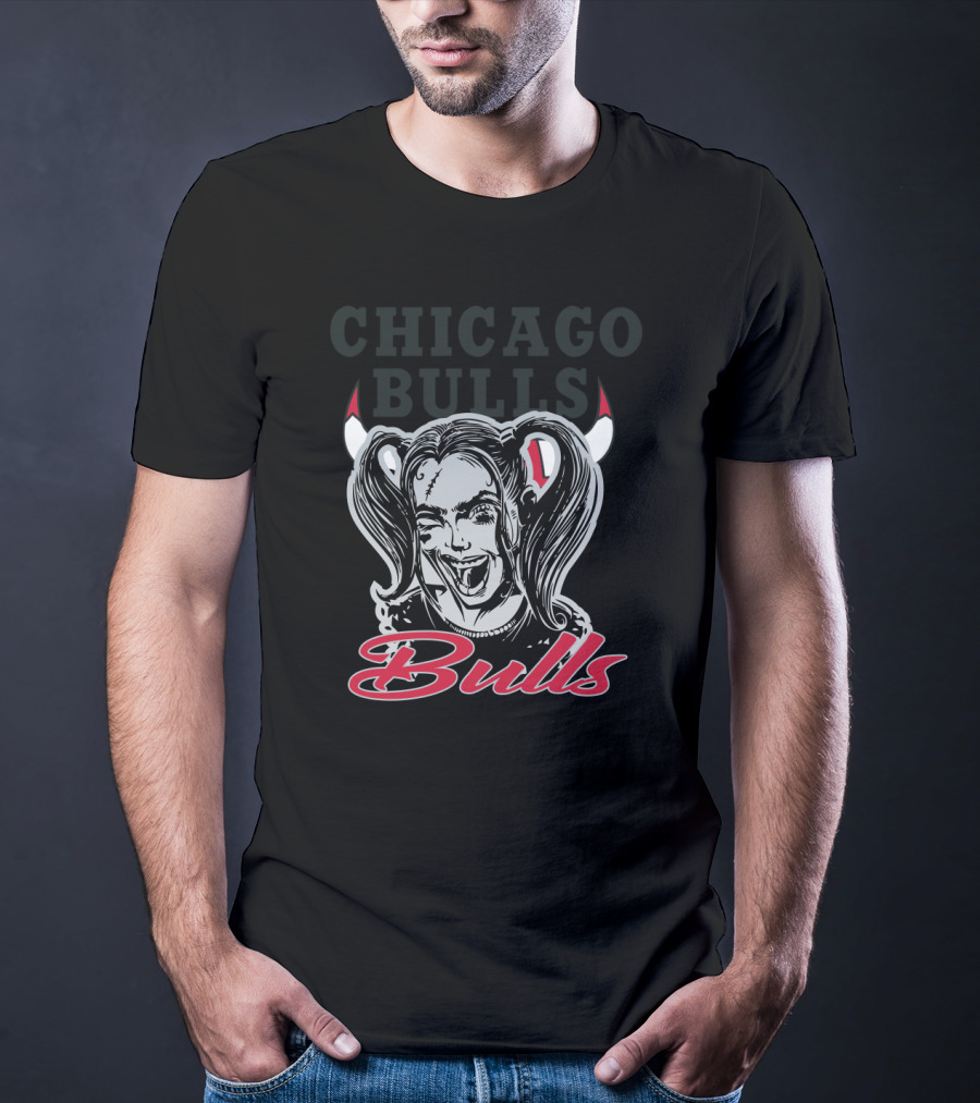 Harley Quinn Chicago Bulls T-Shirt